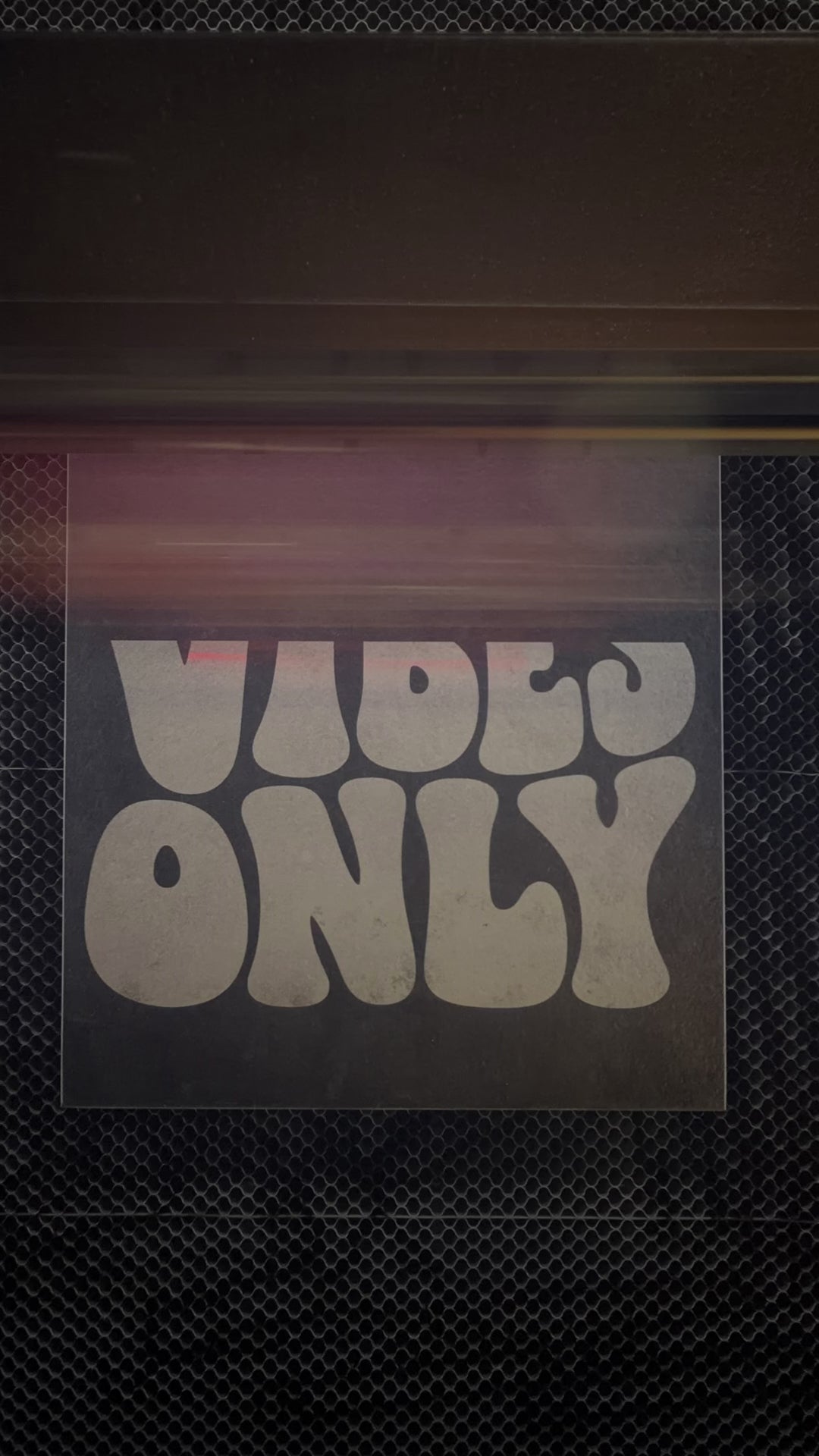 Good Vibes Only – Gravierte Schieferplatte